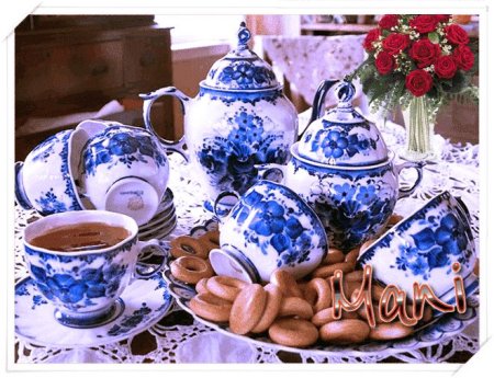 Доброе утро хорошего дня Гжель