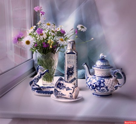 Батаршина натюрморт Гжель