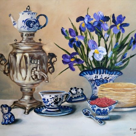 Художник Гжель Енгулатова