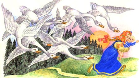 Дикие лебеди сказка Андерсена