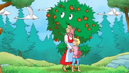 Сказка гуси лебеди