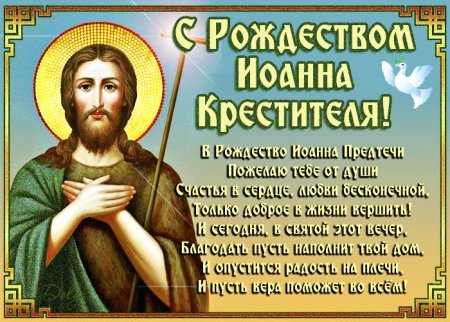 Иоанна Крестителя праздник 2021