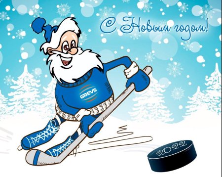 С новым годом хоккеисты