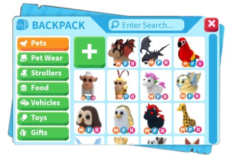 Инвентарь с крутыми петами