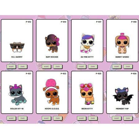 ЛОЛ питомцы 3 серия 1 волна вкладыш