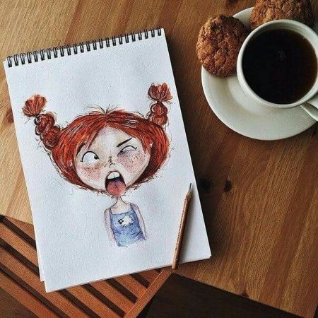 Прикольные идеи для рисования в скетчбуке