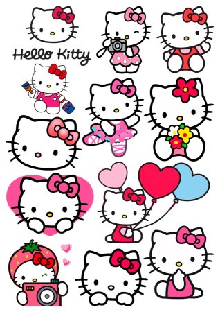 Маленькие рисунки Хеллоу Китти