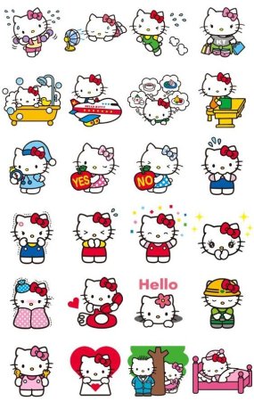 Стикеры Хелло Китти