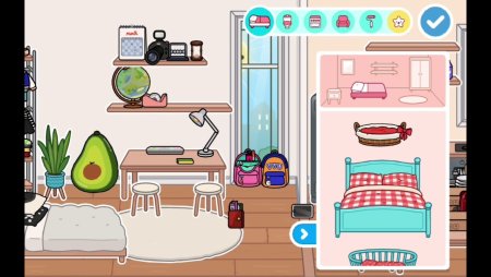 ОБУСТРОЙКА комнат в toca boca