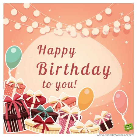 Happy Birthday to you открытки