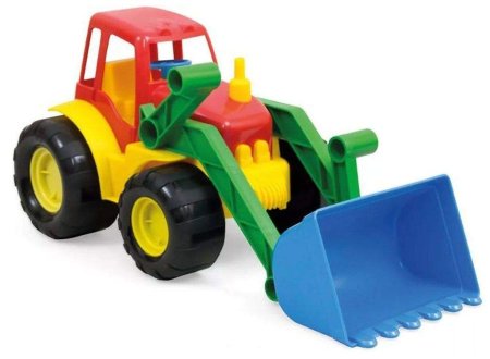 Трактор zebratoys с ковшом