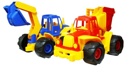 Трактор Нордпласт богатырь с ковшом (098) 47 см