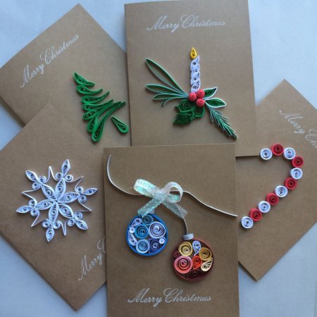 Квиллинг Рождественский подарок