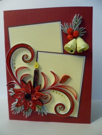 Квиллинг открытки на новый год