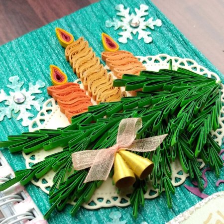 Новогодний квиллинг