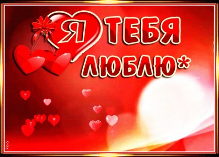 Люблю тебя любимая