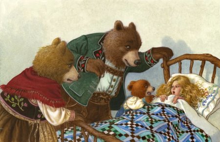 Златовласка и три медведя: сказки
