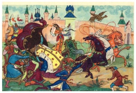 Александр Куркин иллюстрации к сказкам Пушкина.