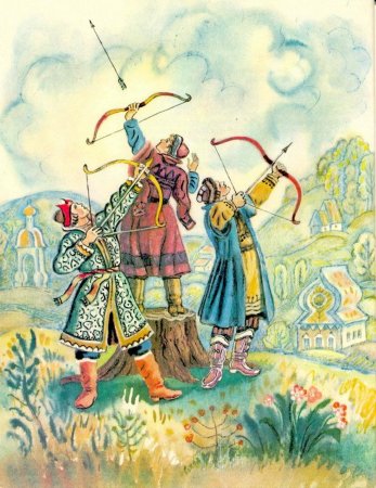 Царевна-лягушка русская народная сказка