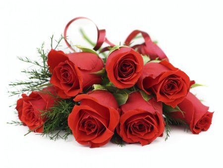 Букет роз на прозрачном фоне