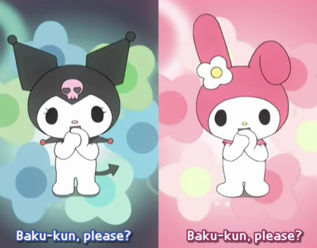 Kuromi and Melody обои