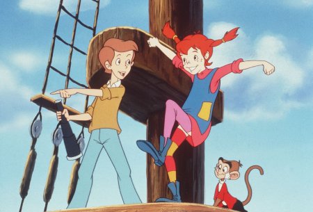 Пеппи длинный чулок