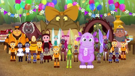 Герои мультфильма Лунтик