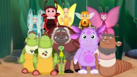 Персонажи мультика Лунтик