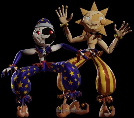 Солнце и Луна ФНАФ 9