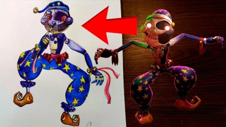 ФНАФ 9 солнце и Луна АНИМАТРОНИКИ