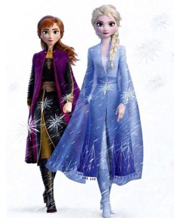 Эльза и Анна из холодного сердца 2
