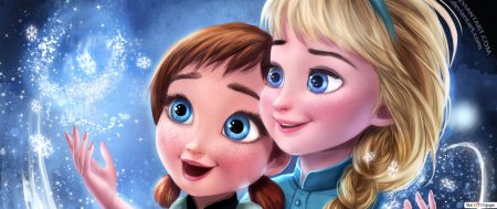 Холодное сердце Эльза и Анна в детстве