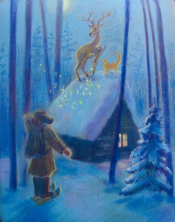 Сказка Бажова серебряное копытце