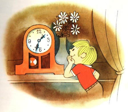 Иллюстрация к сказке о потерянном времени
