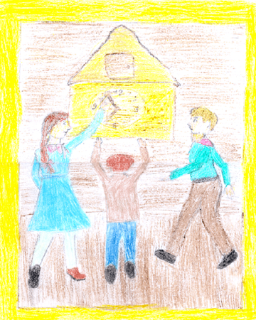 Нарисовать сказку о потерянном времени