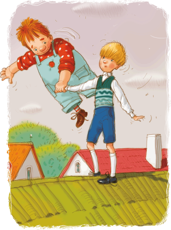 Астрид Линдгрен малыш и Карлсон