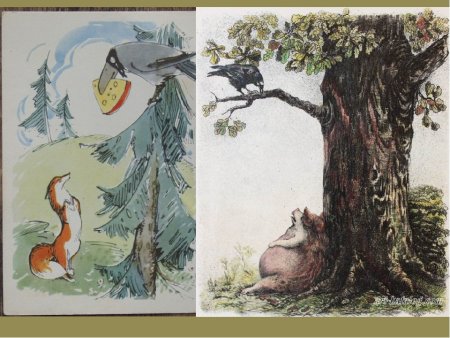 Басни и а Крылов лиса и ворона басня