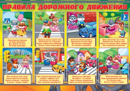 Правила дорожного движения для детей