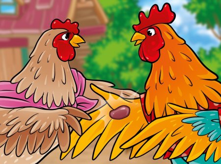 Бобовое зернышко (петушок и бобовое зернышко)