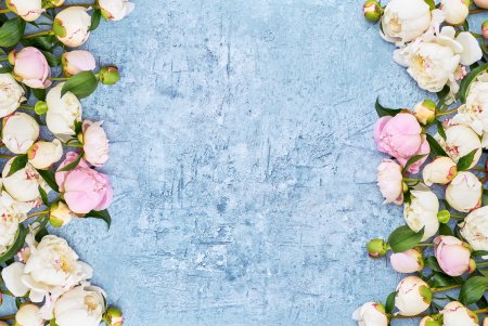 Фотофон с цветами