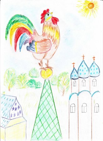 Золотой петушок сказка Пушкина