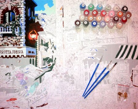 Рисование по номерам на холсте