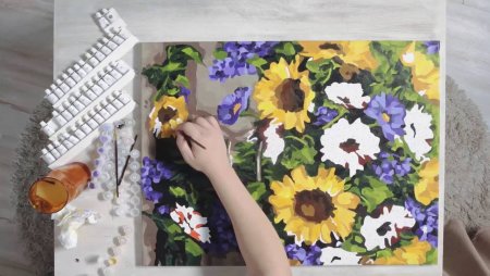 Увлечение рисованием по номерам