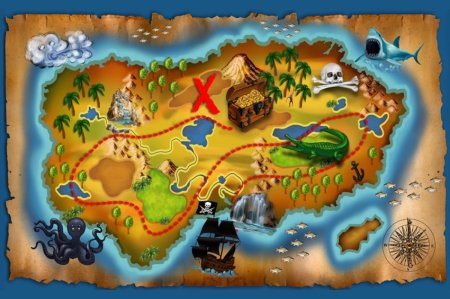 Игра для детей остров сокровищ