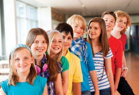 Школьники подростки