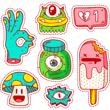 Картинки для срисовки Стикеры