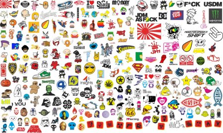 Маленькие наклейки