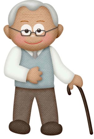 Дедушка рисунок