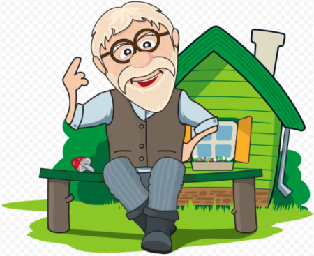 Дедушка рисунок