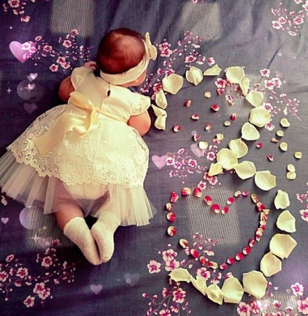 Три месяца доченьке